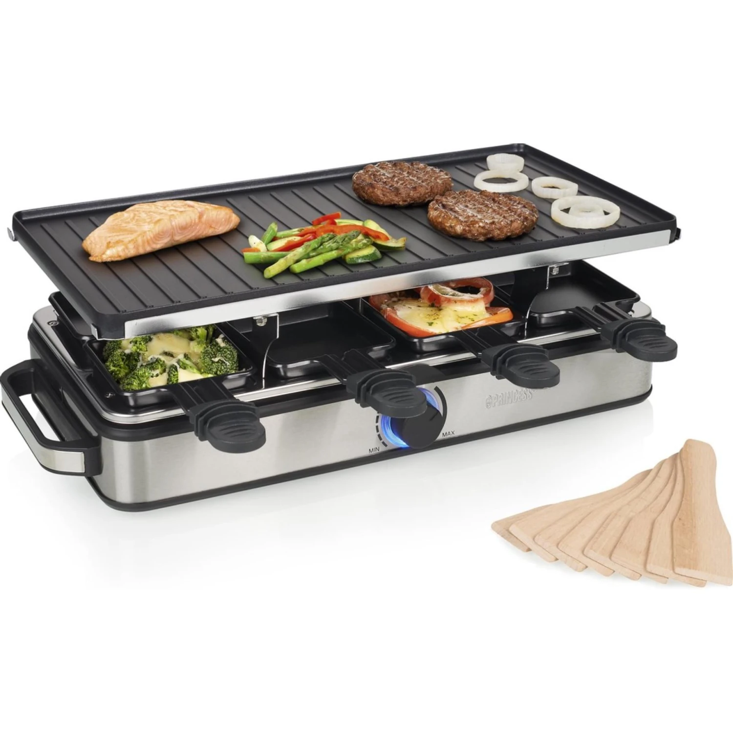 Princess Raclette 8 Grill Deluxe 1 Princess Raclette 8 Grill Deluxe
