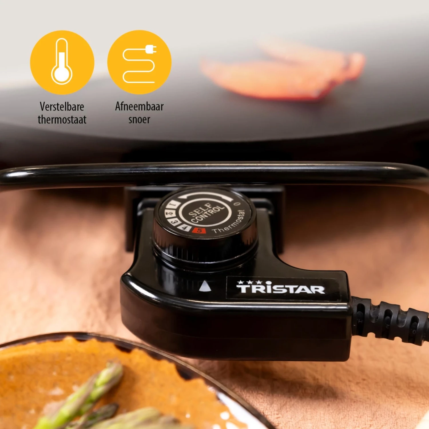 Tristar Bakplaat Rond 40 Cm 4 Tristar Bakplaat Rond 40 Cm - Afbeelding 4