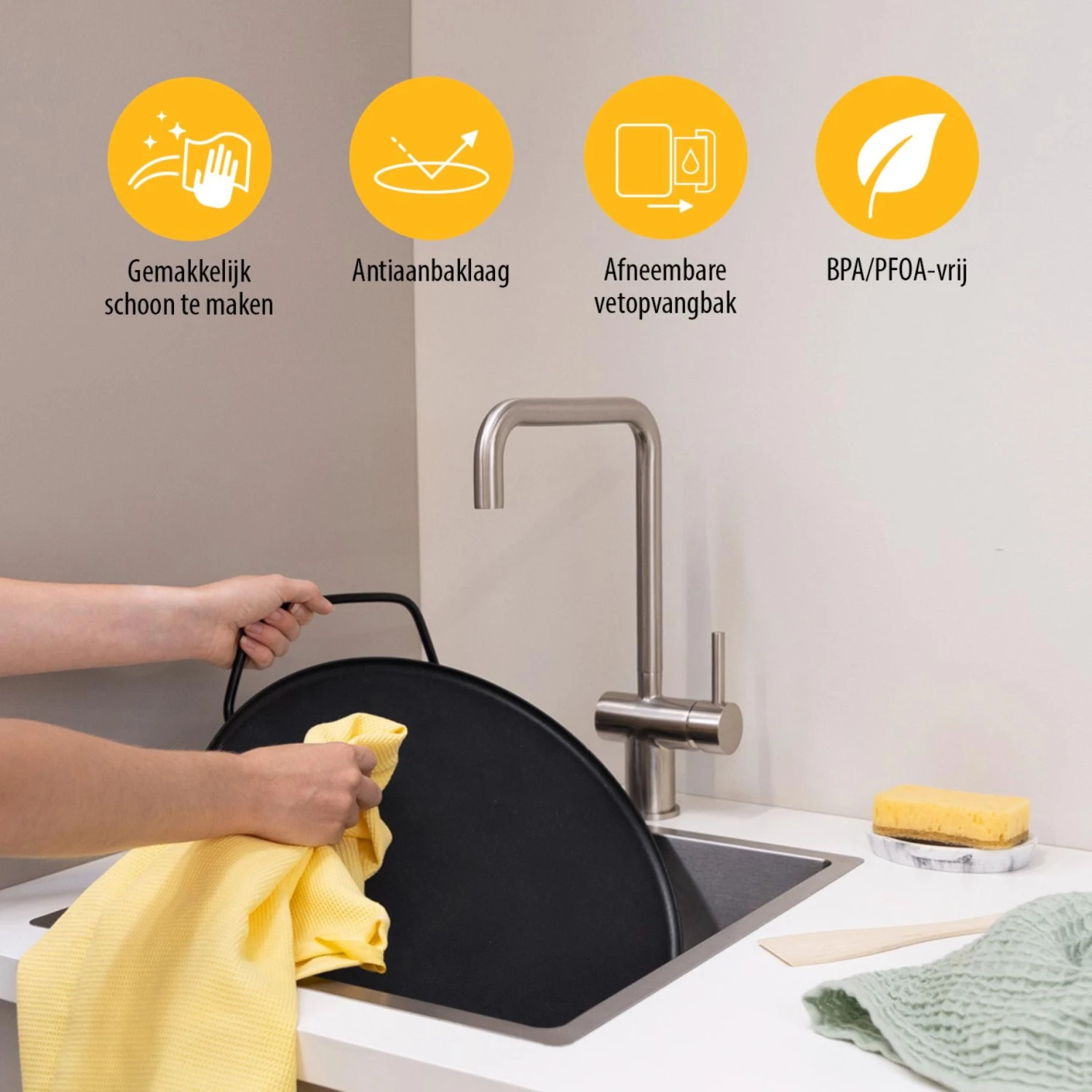 Tristar Bakplaat Rond 40 Cm 5 Tristar Bakplaat Rond 40 Cm - Afbeelding 5