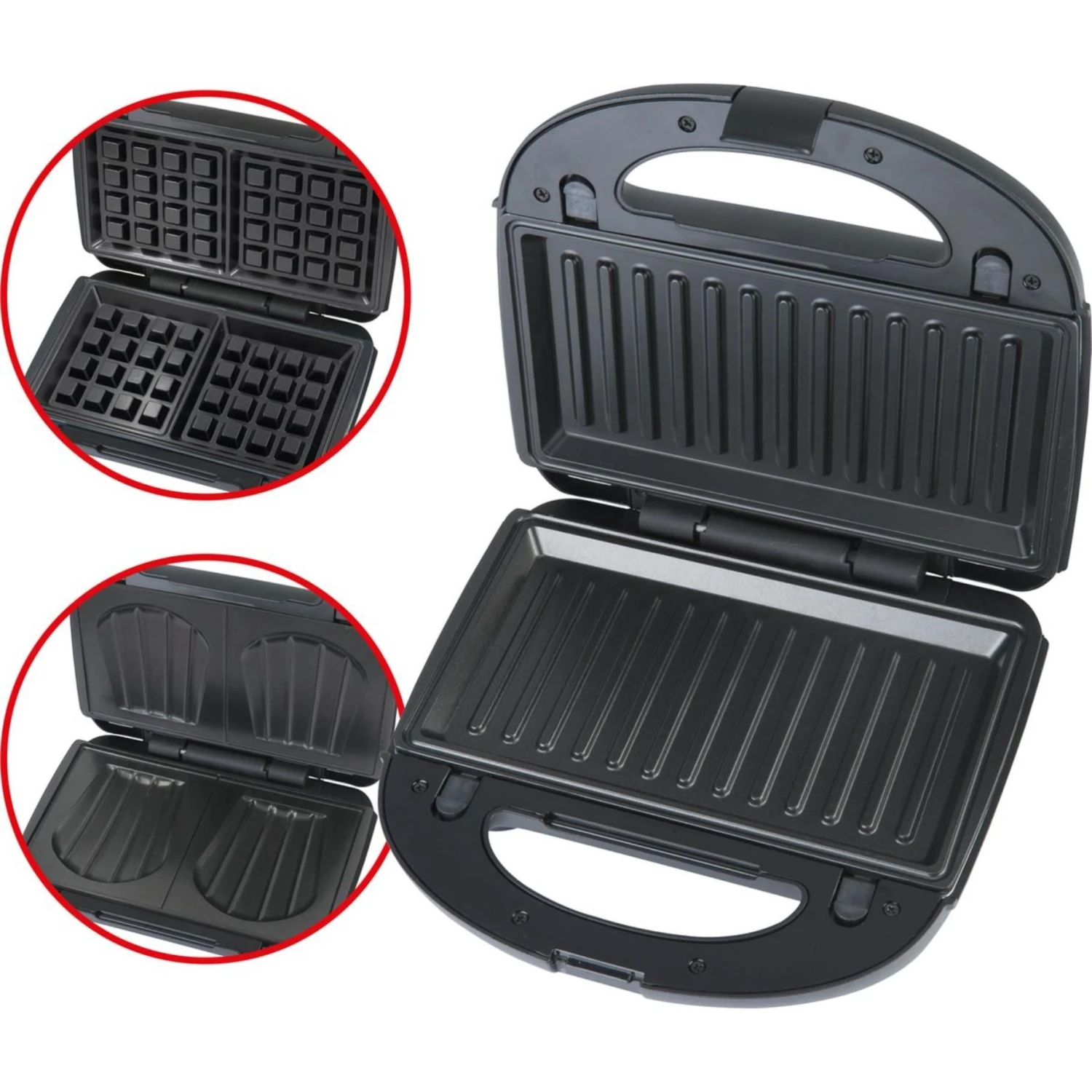 Bourgini Multi Grill 3 In 1 2 Bourgini Multi Grill 3 In 1 - Afbeelding 2