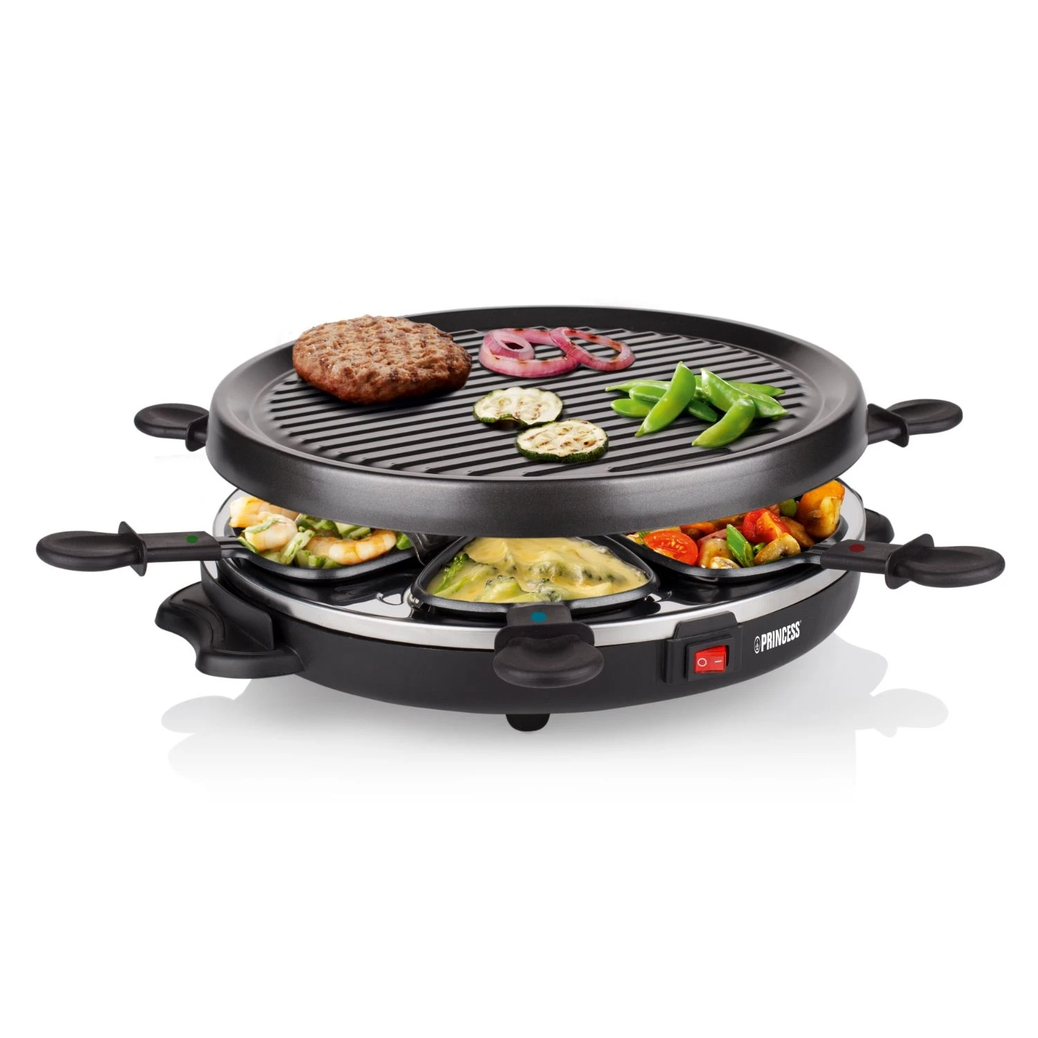 Princess Raclette 6 Grill Party Gourmet 2 Princess Raclette 6 Grill Party Gourmet - Afbeelding 2