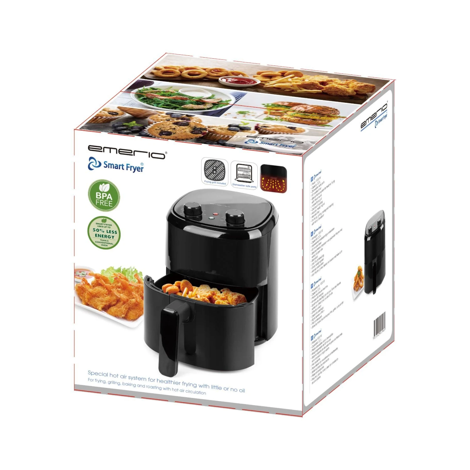 Emerio Heteluchtfiteuse 2,2l Af-130646 2 Emerio Heteluchtfiteuse 2,2l Af-130646 - Afbeelding 2