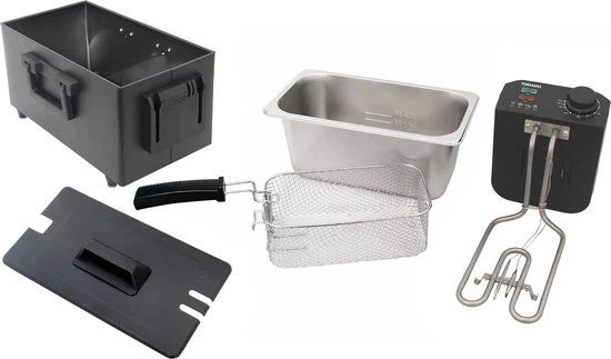 Tomado Friteuse 3 Liter 2000W Zwart 5 Tomado Friteuse 3 Liter 2000W Zwart - Afbeelding 5