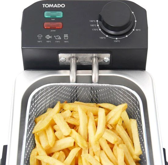 Tomado Friteuse 3 Liter 2000W Zwart 7 Tomado Friteuse 3 Liter 2000W Zwart - Afbeelding 7