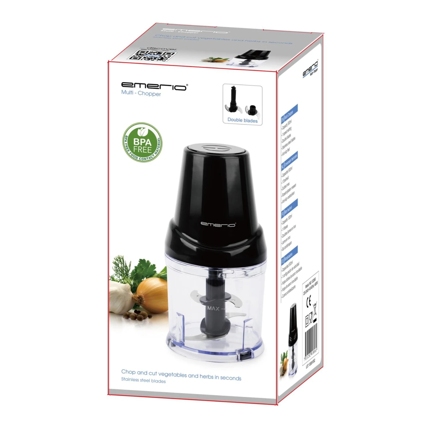 Emerio Mini Hakker Mc-132890 2 Emerio Mini Hakker Mc-132890 - Afbeelding 2