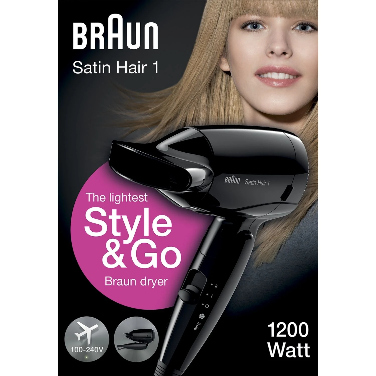 Braun Satin-Hair 1 Style&Go HD130E 6 Braun Satin-Hair 1 Style&Go HD130E - Afbeelding 6