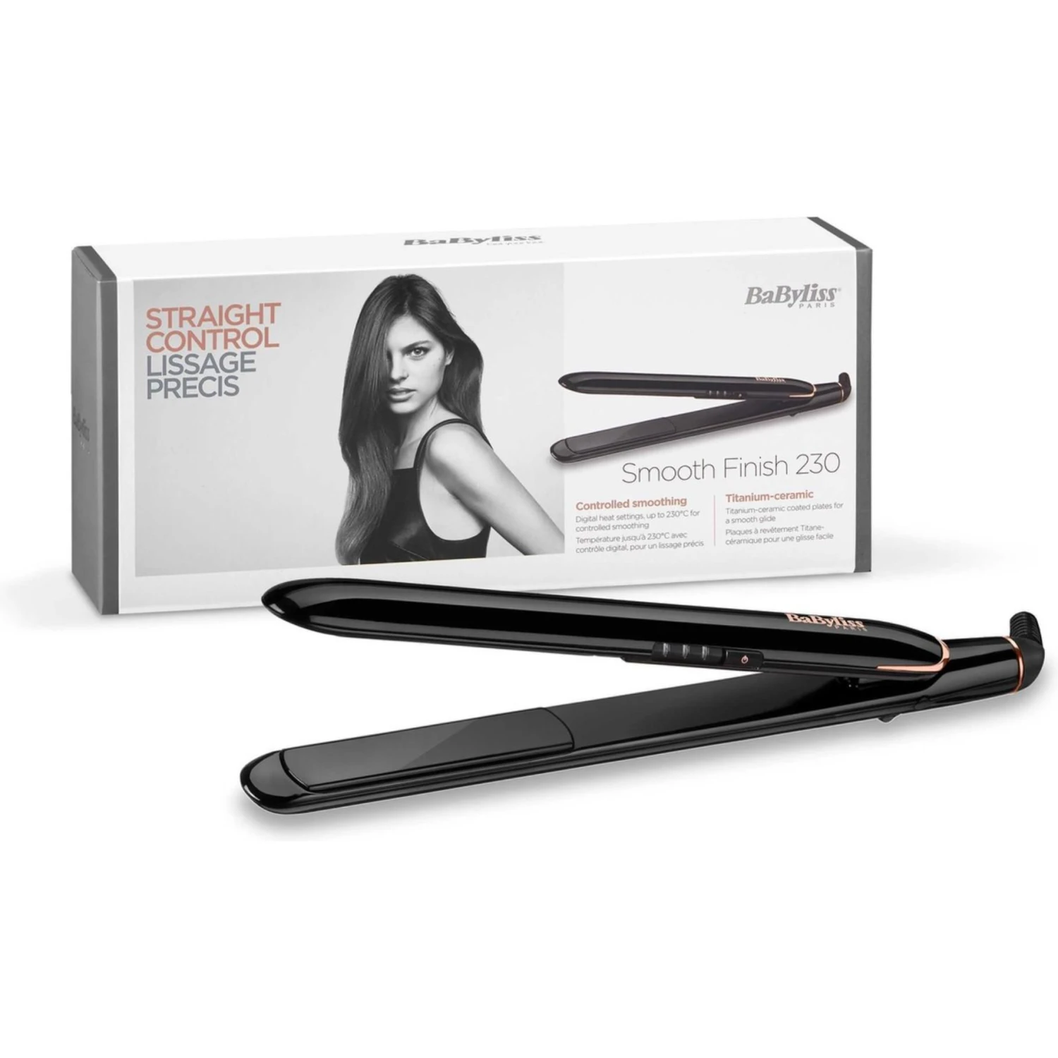 Babyliss Smooth Finish 230 Keramische Stijltang 6 Babyliss Smooth Finish 230 Keramische Stijltang - Afbeelding 6