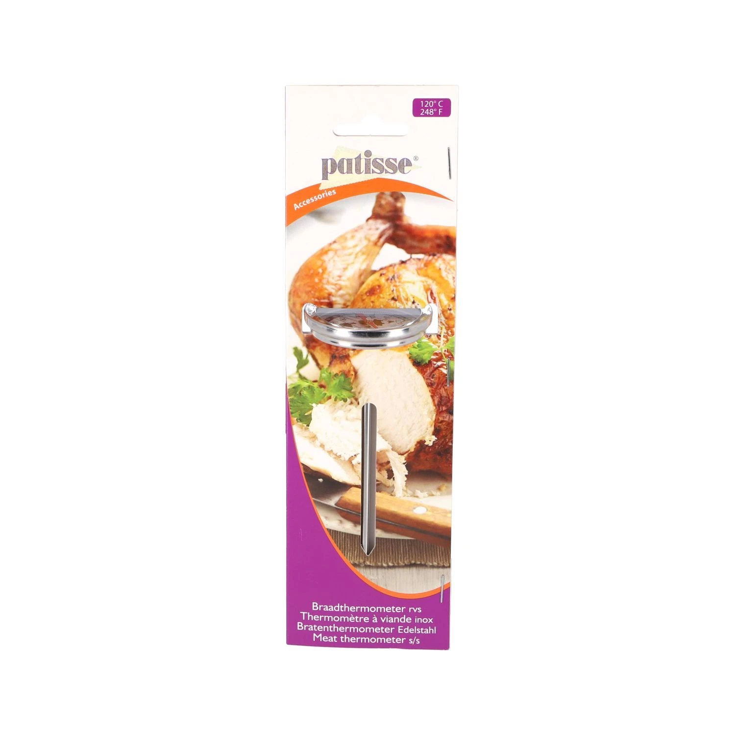 Patisse Braadthermometer Rvs 120 °C 2 Patisse Braadthermometer Rvs 120 °C - Afbeelding 2