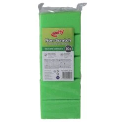 Multy Greepsponsen Groen/wit 10 Stuks