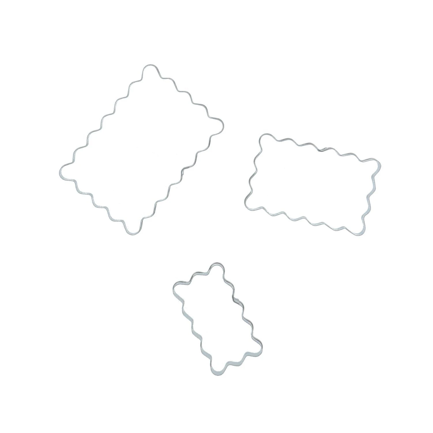 Patisse Uitsteekvormen Rvs Rechthoekig 3-delig 5 Patisse Uitsteekvormen Rvs Rechthoekig 3-delig - Afbeelding 5