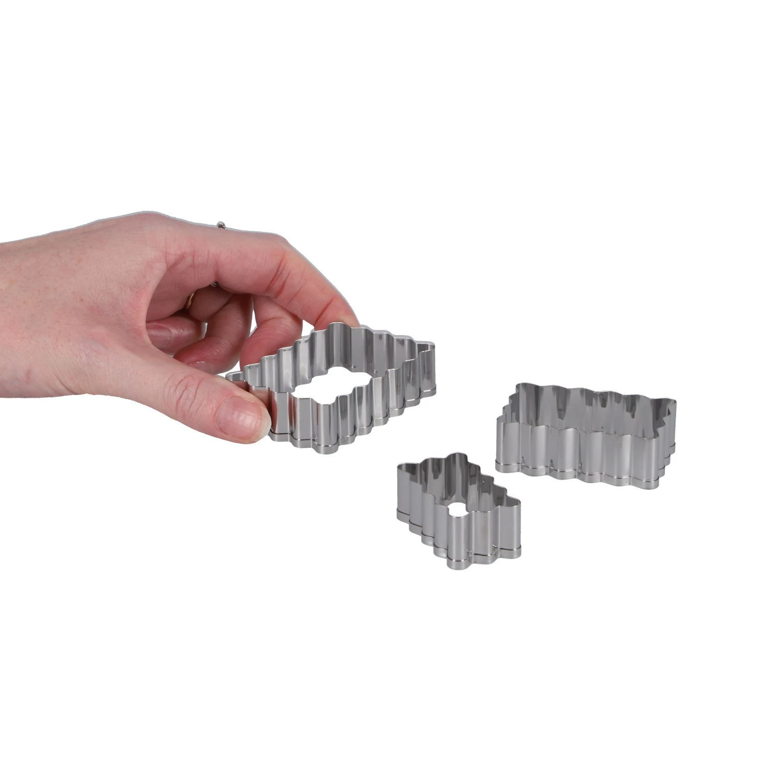 Patisse Uitsteekvormen Rvs Rechthoekig 3-delig 6 Patisse Uitsteekvormen Rvs Rechthoekig 3-delig - Afbeelding 6