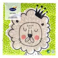 Servetten Playful Lion King 33x33 Cm -Marskramer Verkoop 56ac268a2e642acfaf29531a58a9848c