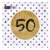 Servetten 50th Birthday 33x33 Cm 3 Servetten 50th Birthday 33x33 Cm -Marskramer Verkoop 5ecf4f690fc0ddc45f9f890ee4f4f63b