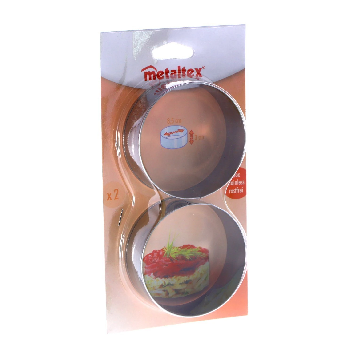 Metaltex Bakring 2 Stuks 85x32 Mm 1 Metaltex Bakring 2 Stuks 85x32 Mm