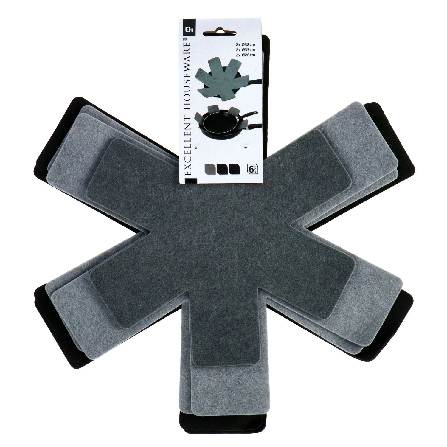 Panbeschermer 6 Stuks 38 Cm 6 Panbeschermer 6 Stuks 38 Cm - Afbeelding 6