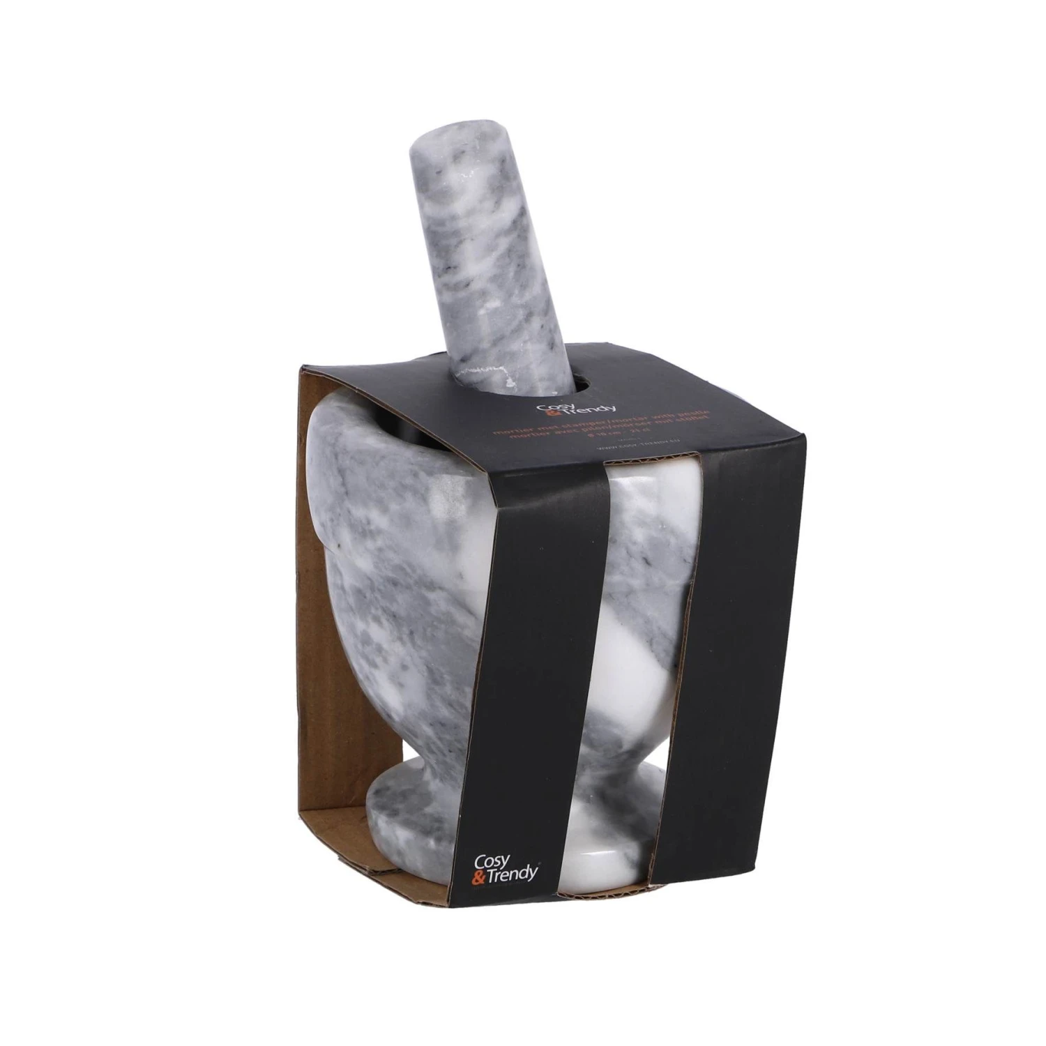 Vijzel Marmer Wit 21 Cl 2 Vijzel Marmer Wit 21 Cl - Afbeelding 2