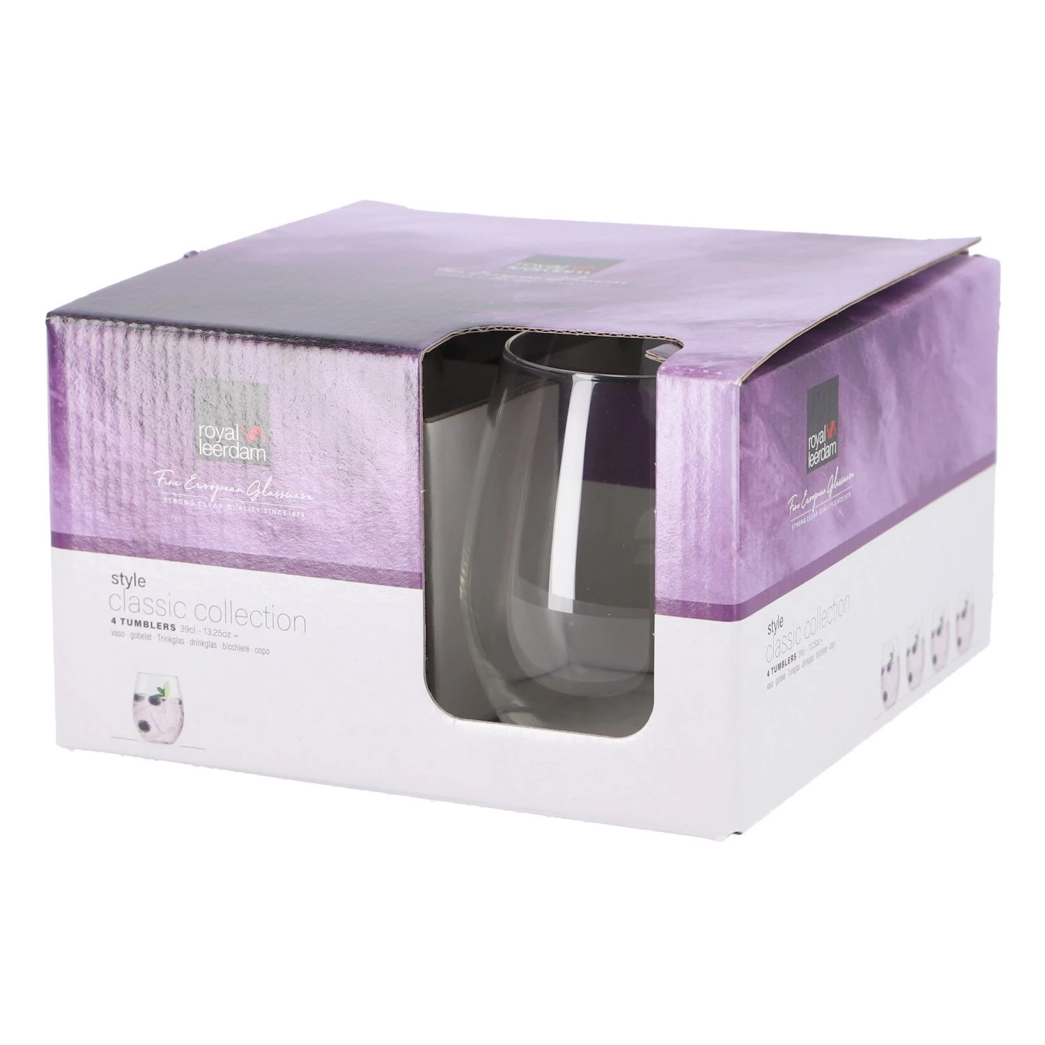 Royal Leerdam Glas Style Set 4 39 CL 2 Royal Leerdam Glas Style Set 4 39 CL - Afbeelding 2