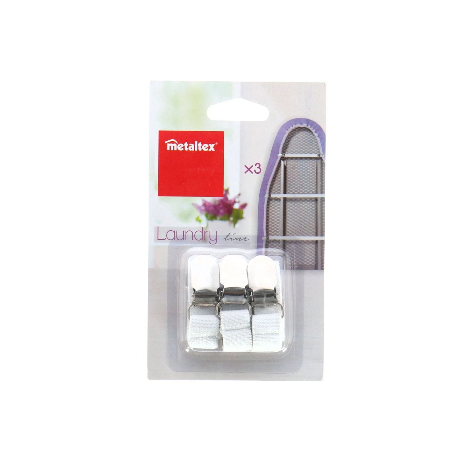 Metaltex Strijkhoesklemmen 1 Metaltex Strijkhoesklemmen