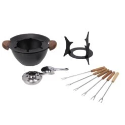 Fondue D23 Cm Gietijzer Met 6 Vorken 8 Fondue D23 Cm Gietijzer Met 6 Vorken -Marskramer Verkoop d901ae42791fd01862fb7d3d46c86659